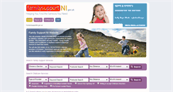 Desktop Screenshot of familysupportni.gov.uk